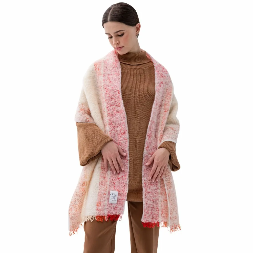 Best Sale Vsn Striped Scarf Women Accessories
